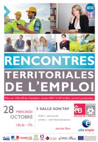 Forum des Rencontres Territoriales de l'Emploi à Bordeaux. Le mercredi 28 octobre 2015 à Bordeaux. Gironde.  13H30